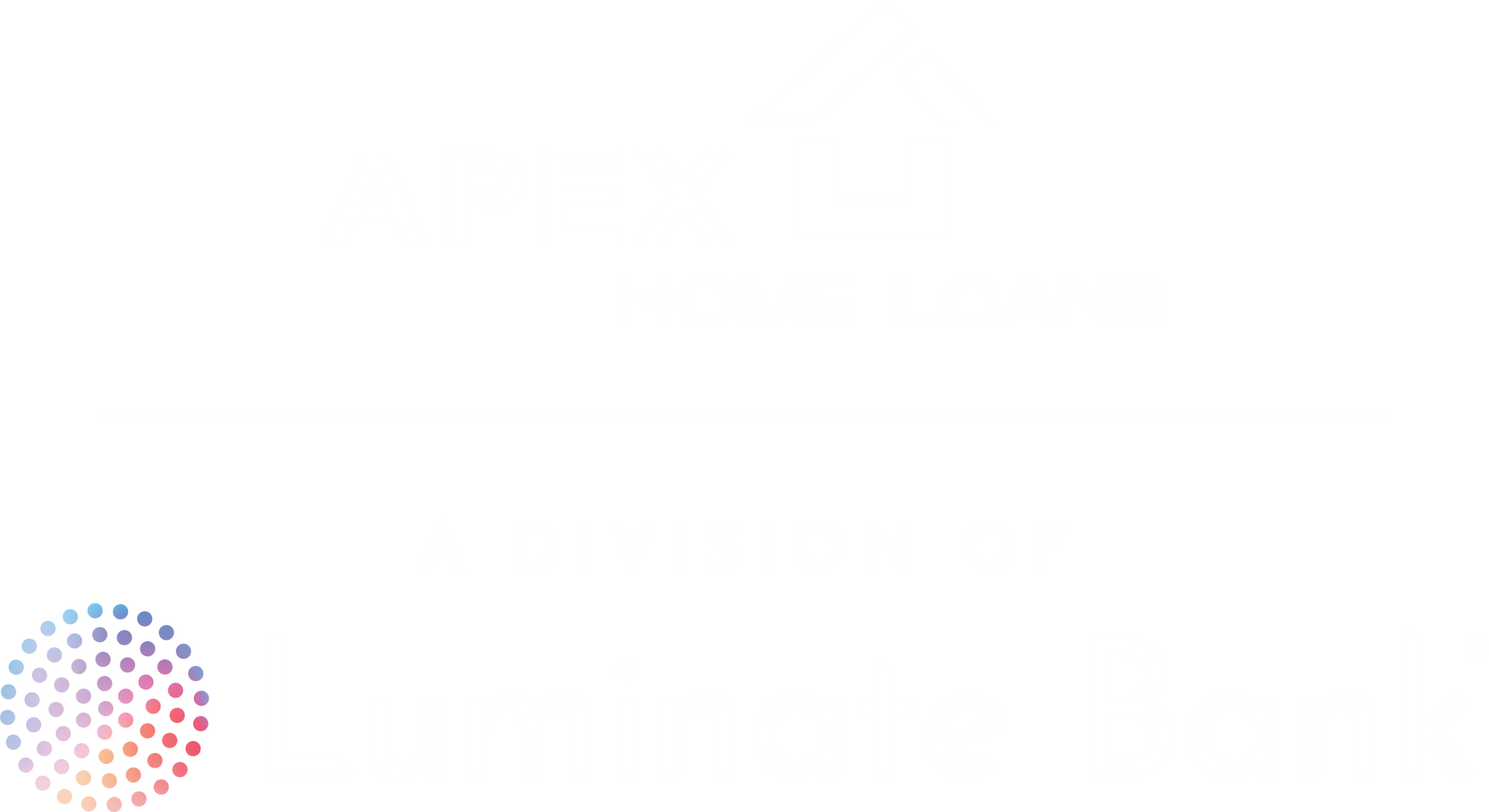 A white background with a rainbow colored circle on it.