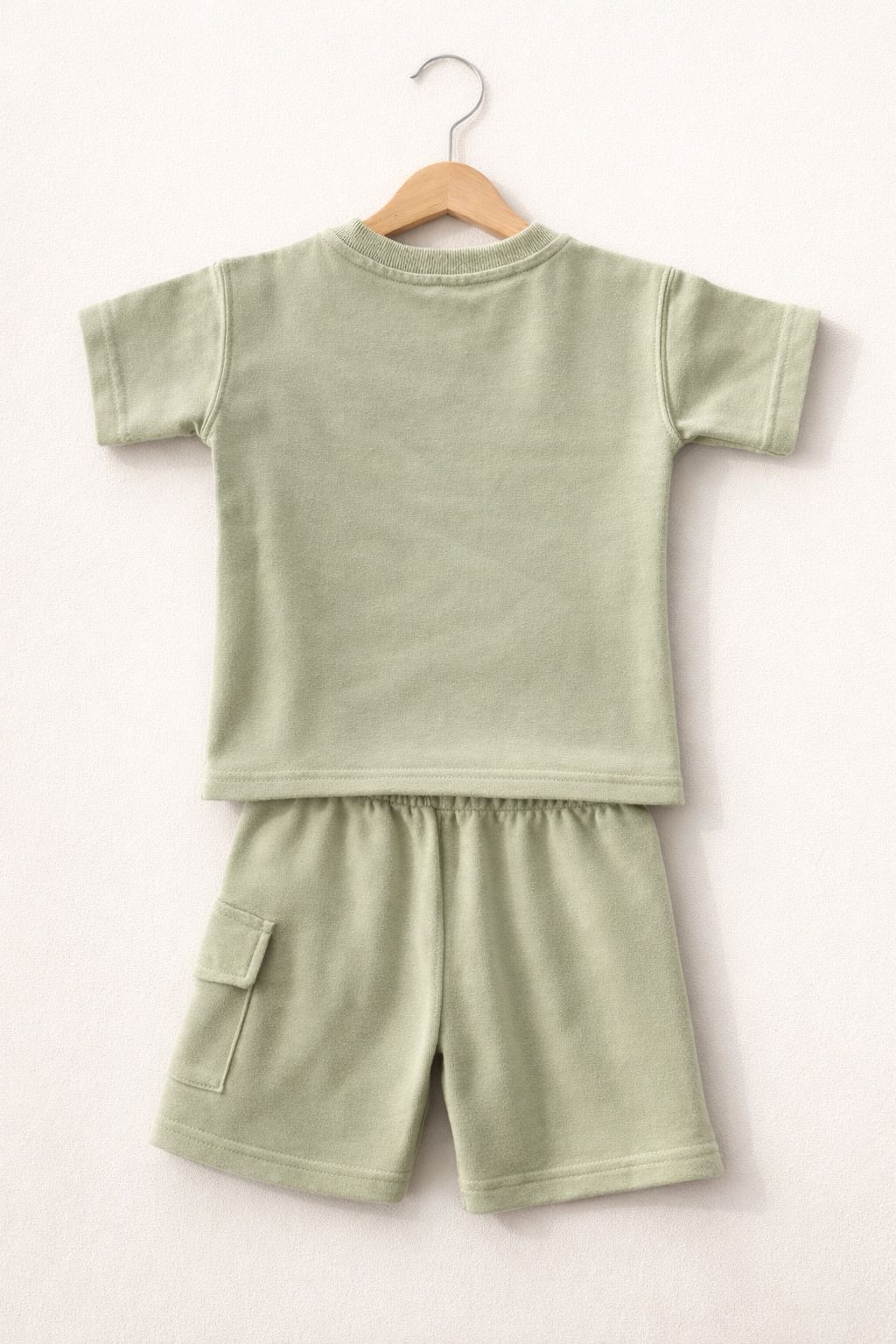 Kinder Zomer Set Groen – T-shirt en Short Set – Comfortabele Jongens Outfit