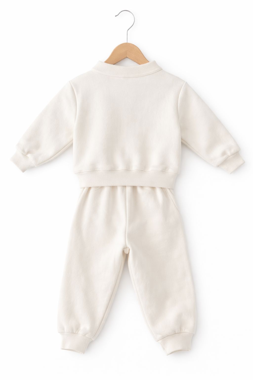 Your Vibe Is Good Trainingspak – Beige Baby Jogging Set