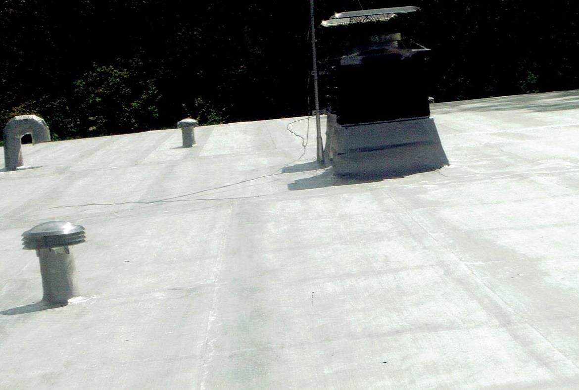 completed modified bitumen with reflective aluminum coating - Residential Roofing in Lake in the Hills,, IL