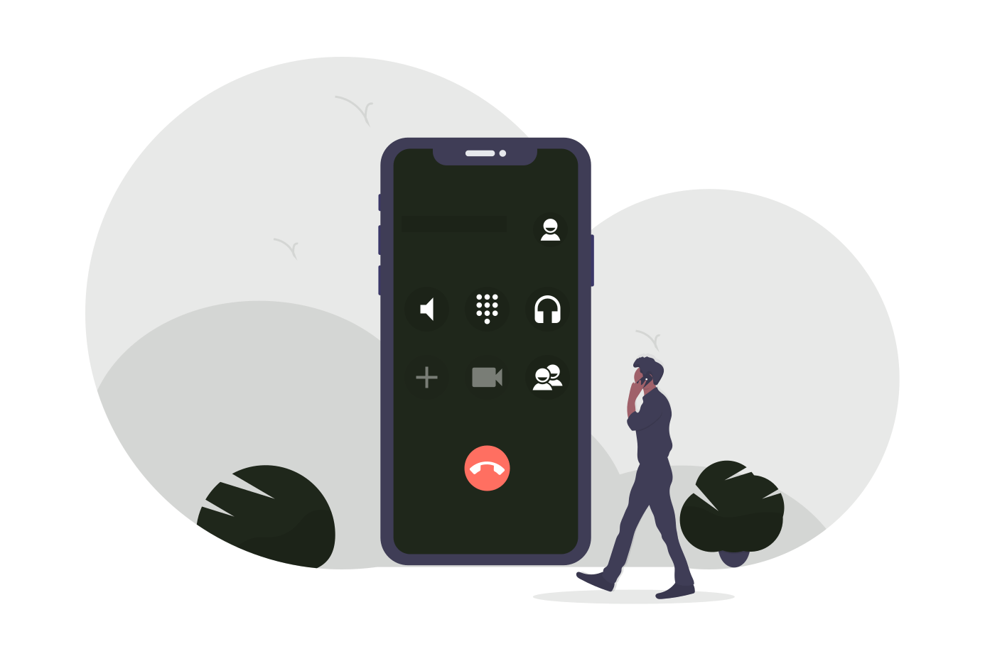 call illustration