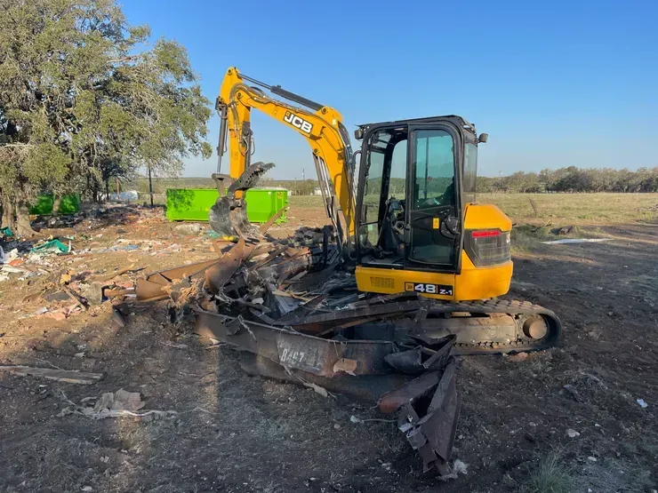 light demolition project in Hill County Texas