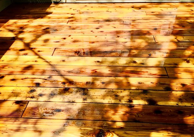 residential deck pressure washing