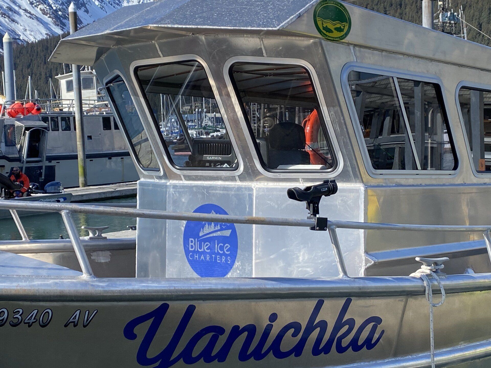 Blue Ice Charter Vessel - Yanishka 32' an Ed Wing Custom Vessel