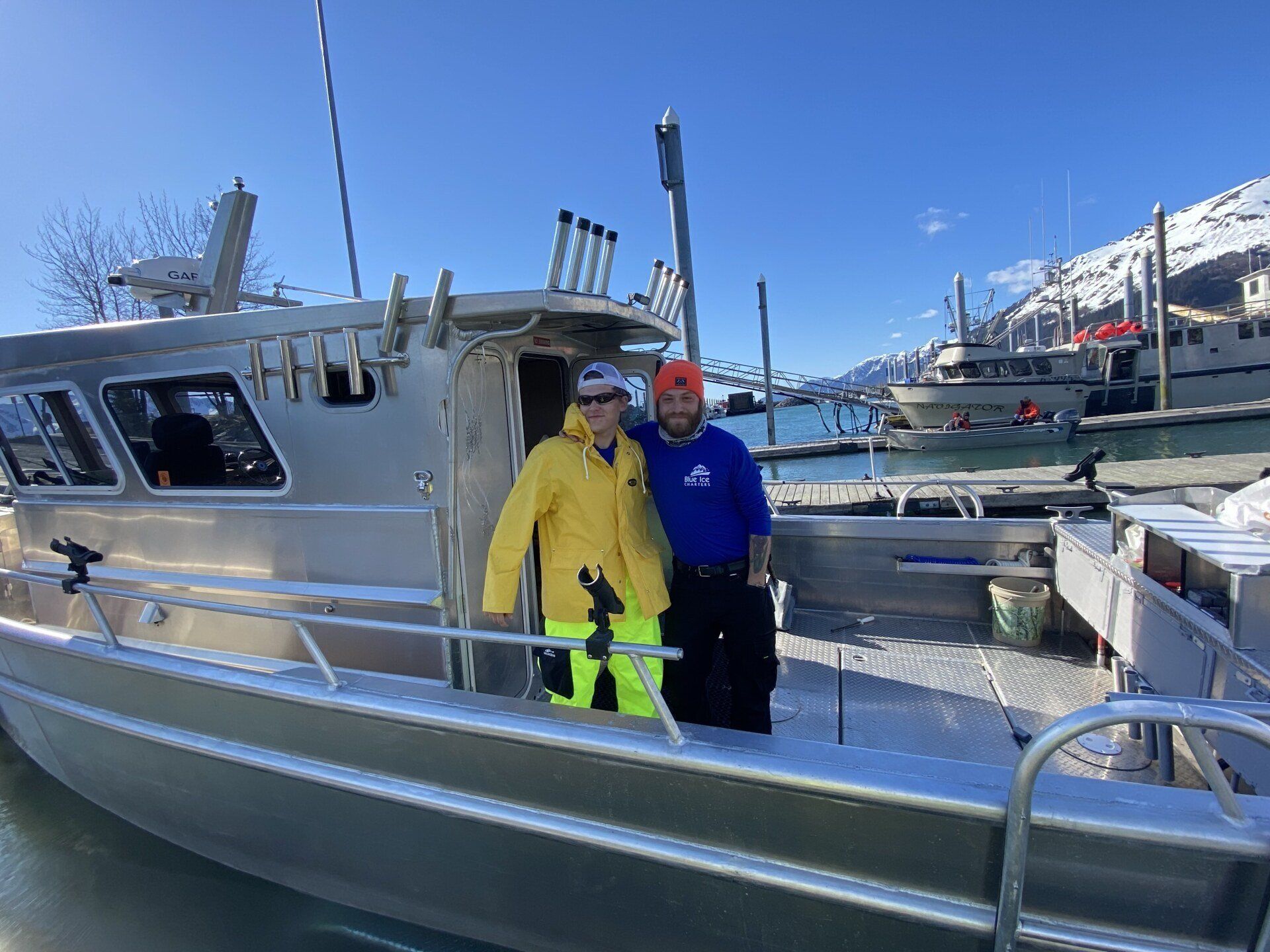 Blue Ice Charter - Captain and Deckhand - Things to Do - Bell in the Woods B&B Seward, AK