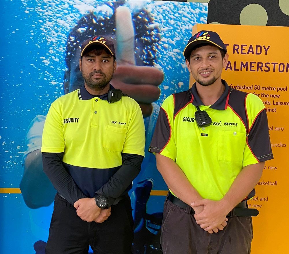 Two Professional Security Personnel In Darwin