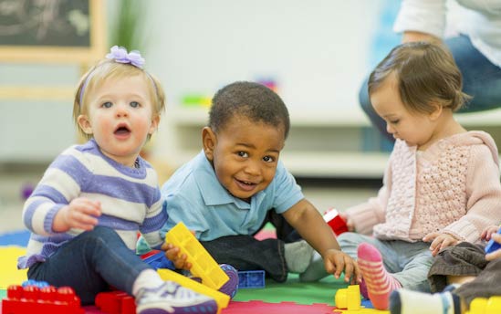 Florida Early Childhood  — Children Playing Blocks in Sunrise, Fl