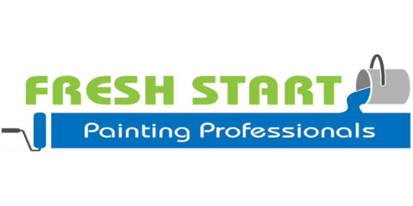 A fresh start custom lettering on watercolor Vector Image