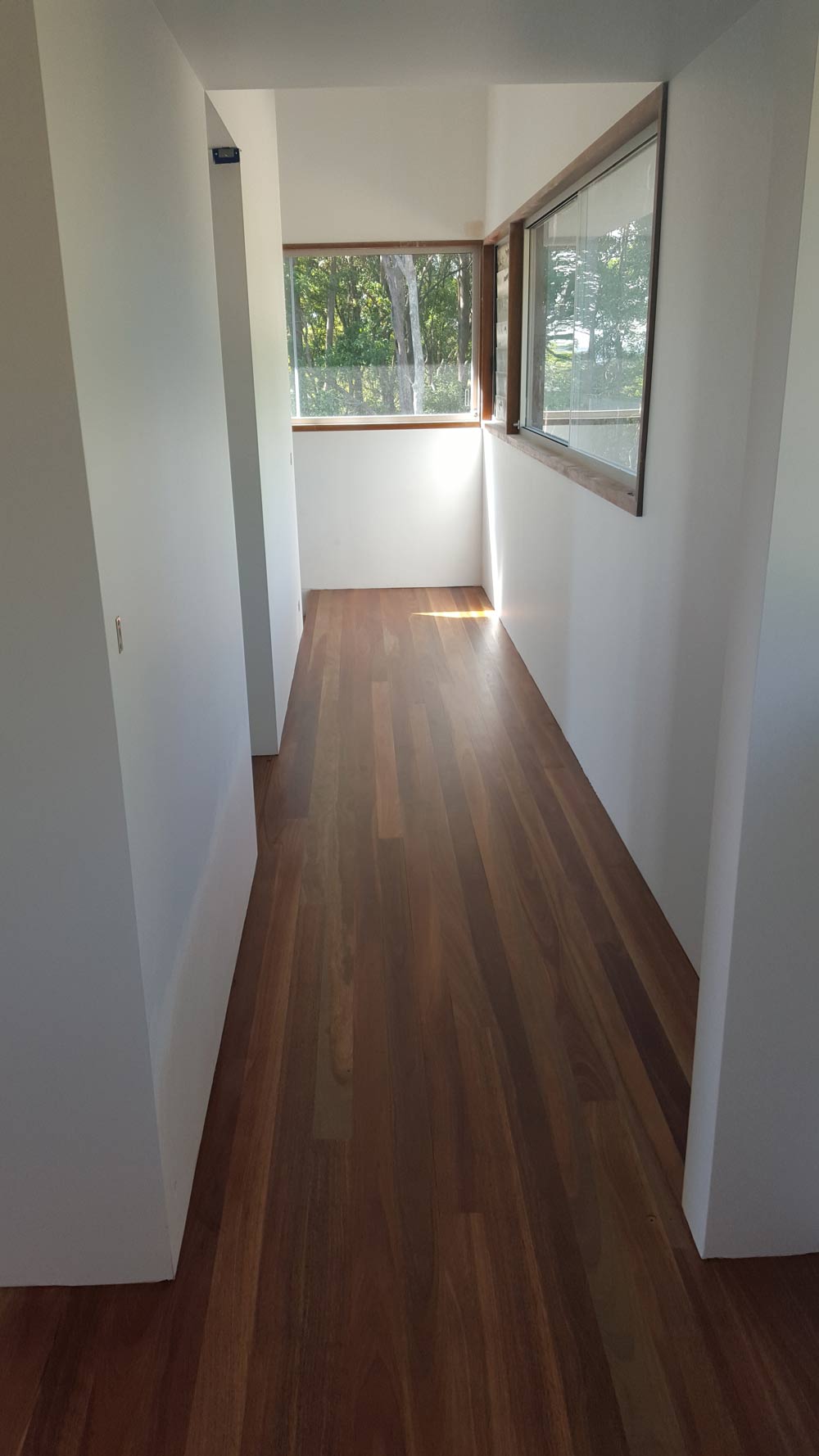 wooden hallway floor