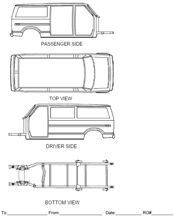 Cut Sheet for Full Size Van — All Parts Brokers — Caldwell, ID
