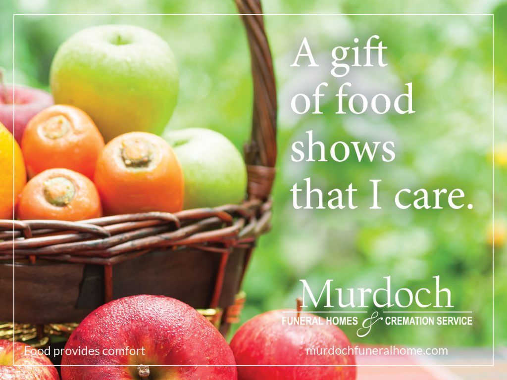 A gift of food shows that i care.