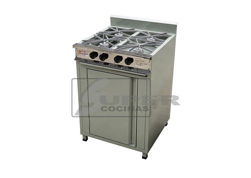 Súper Cocinas - estufa con gabinete