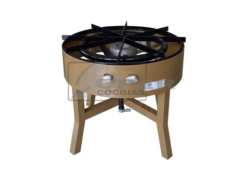 Súper Cocinas - tamalera redonda, doble quemador