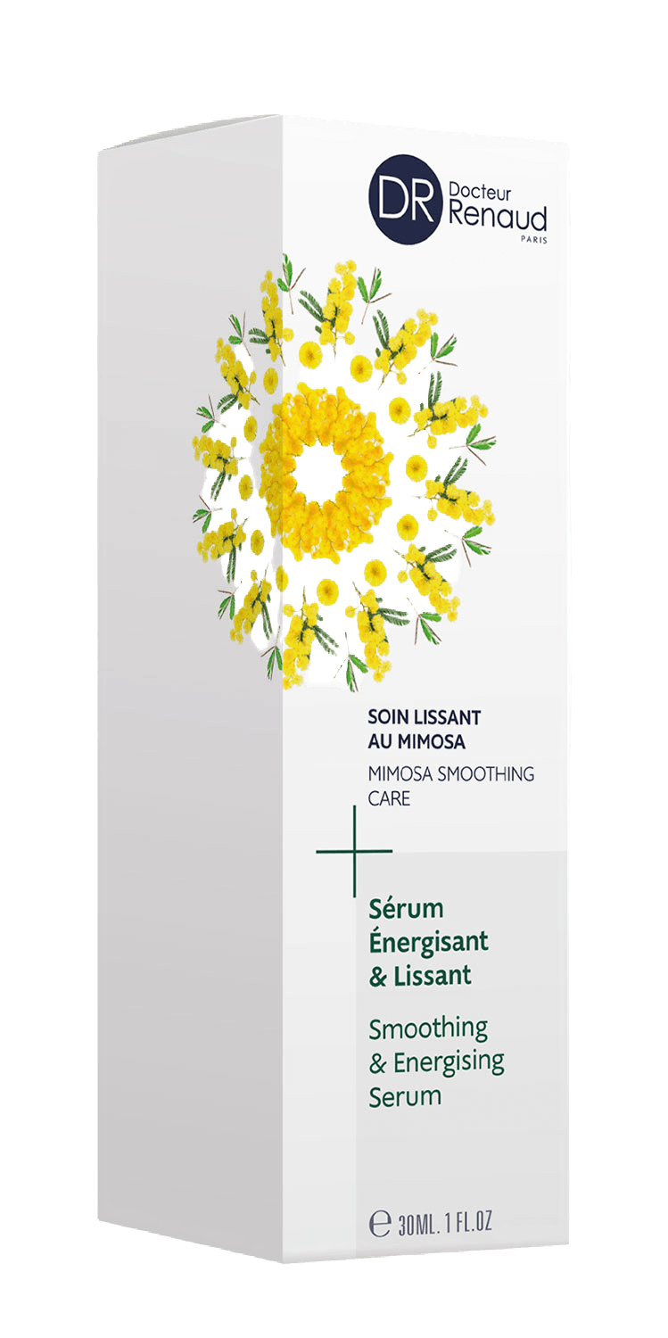 Een wit doosje met een gele bloem erop.