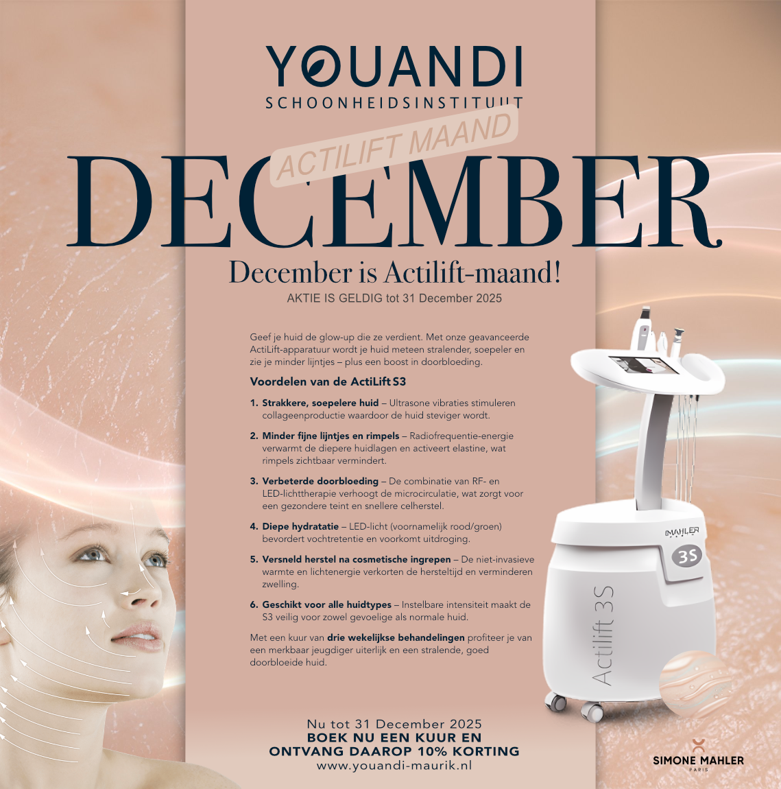 Advertentie voor Youandi-huidverzorgingsproducten, 