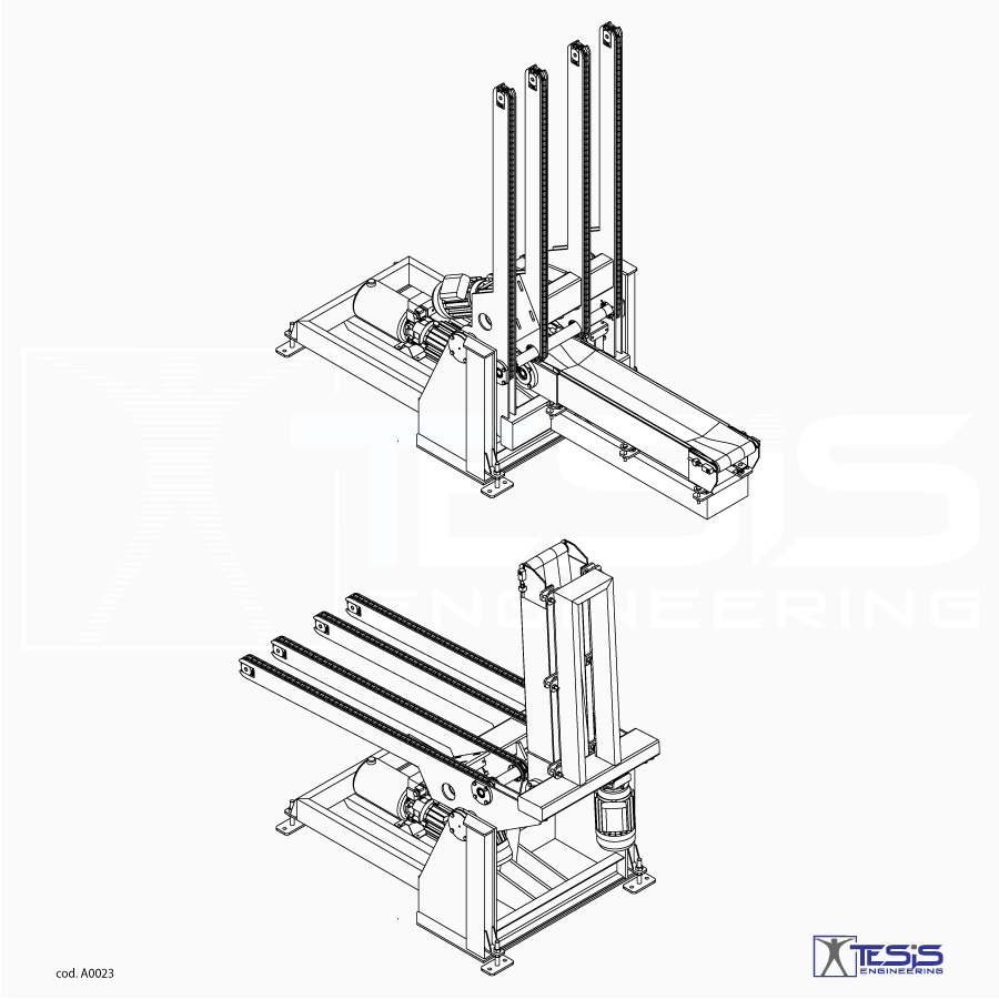 Tilter, tipper, turner, transfer conveyor tilter, transfer belt upender