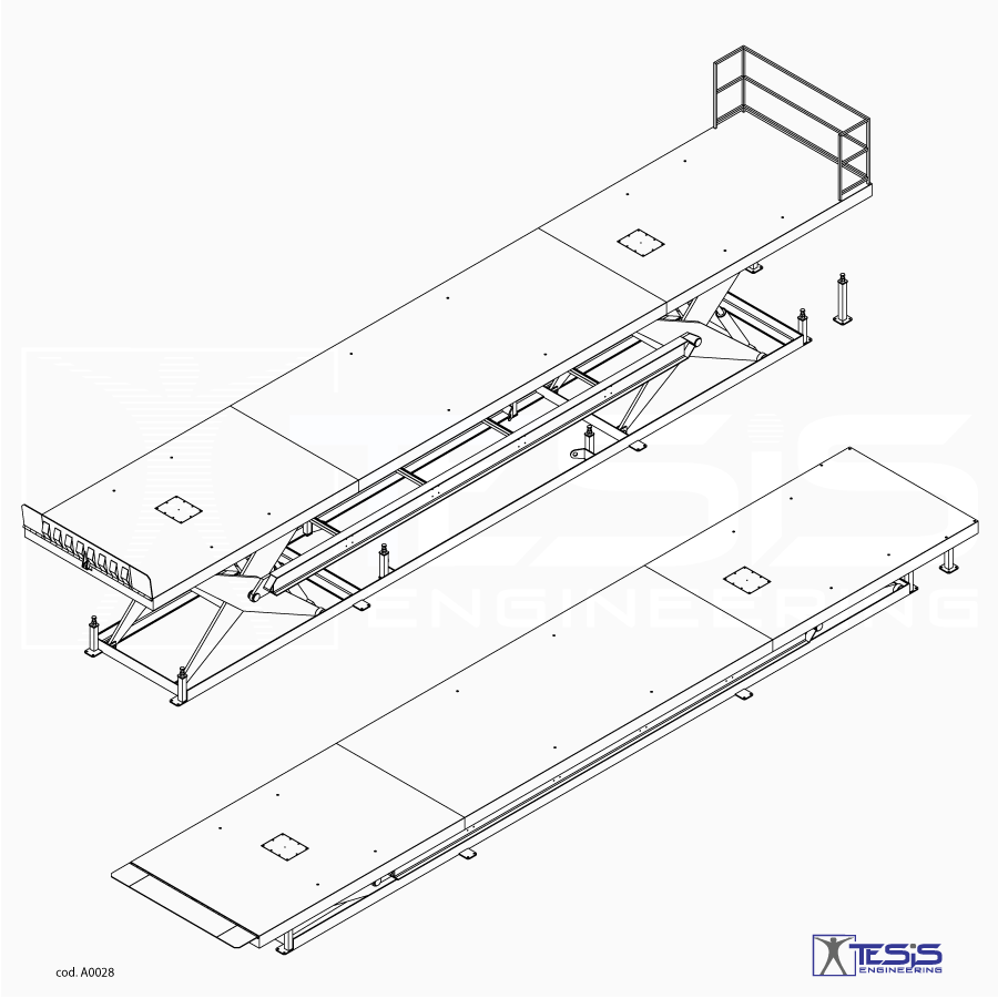 Loading dock lift,  heavy duty dock lift table, heavy duty tandem lift table, loading lifting table
