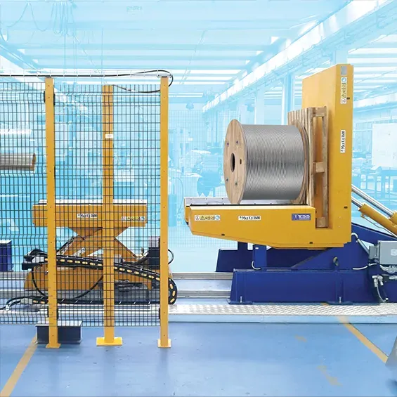 Coils and reels handling, coil lifter and upender, coil transfer car platform, coil tilter