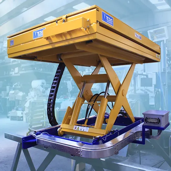 Lift table, scissor platform lift, custom pantograph lifting table, Tesis