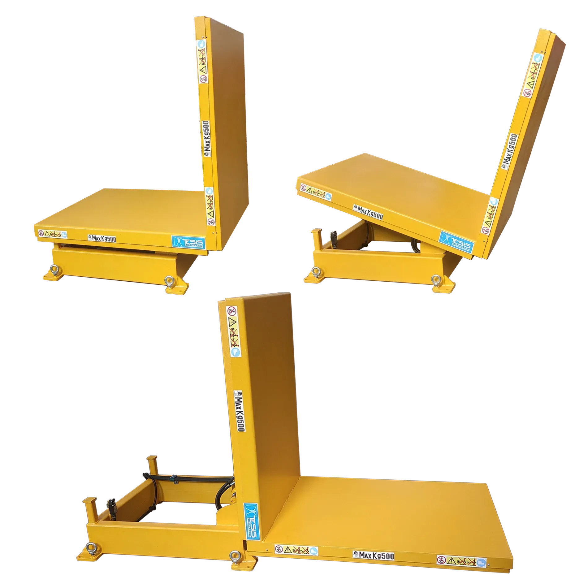 Piattaforme ribaltabili, pedane ribaltabili, ribaltatori idraulici, piattaforma di ribaltamento, tavole ribaltatrici