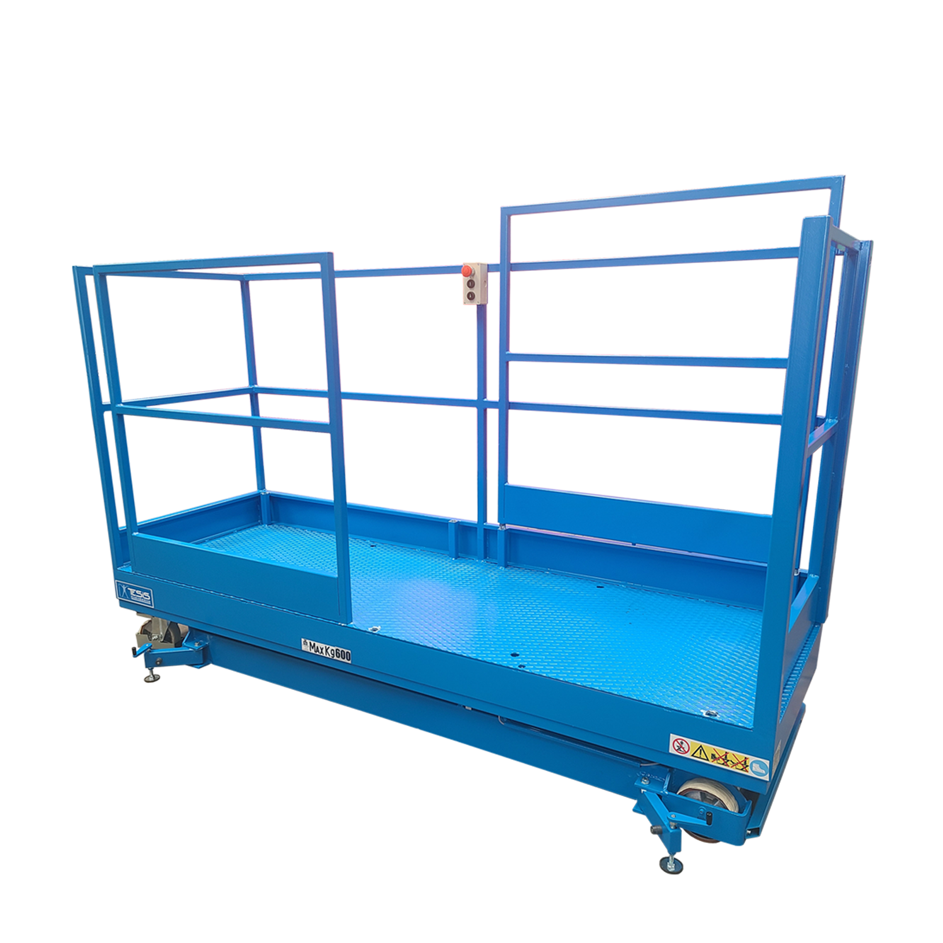 Mobile worker elevating platform with removable guardrail sections - carousel scissor lifts - worker elevating platforms - worker scissor lifts - carousel lift tables - mobile work platform lifts