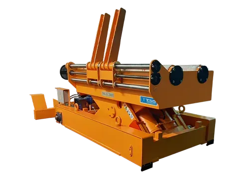 Coil handling industrial lift table, customized industrial platform lift, heavy duty lifting tables, coil transfer car with motorized rollers