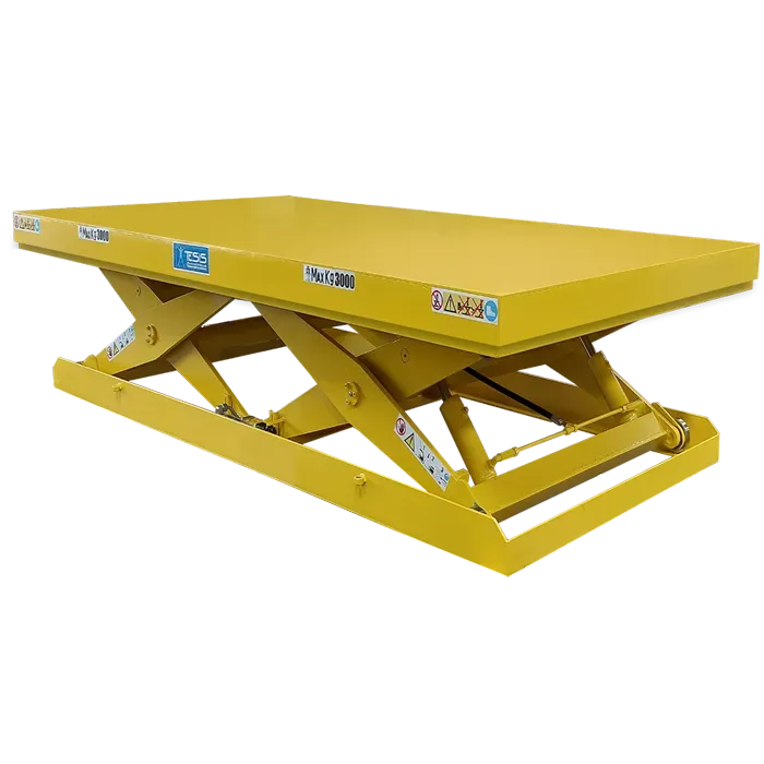 Tandem Scissor Lift Table, Multiple Inline Scissor Lift Platform, Hydraulic Bulky Load Platform Lift, Extra-long Lifting Platform, Multiple Scissor Lift