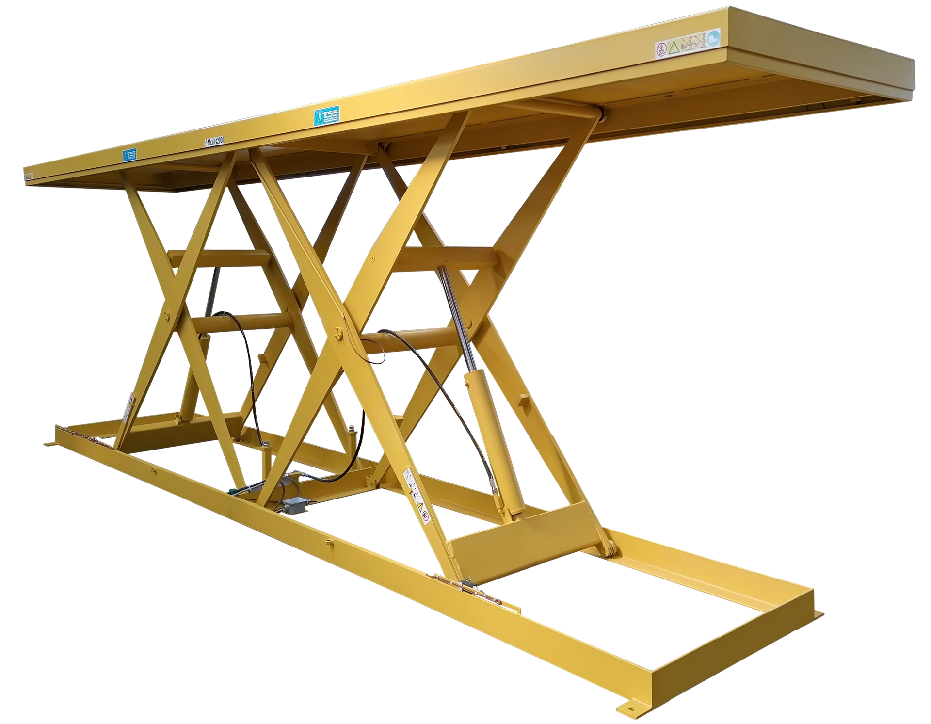 Tandem scissor lift tables, hydraulic tandem platform lifts, tandem pantograph lifts