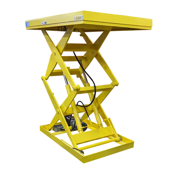Piattaforma elevatrice idraulica industriale a doppio pantografo, Tesis