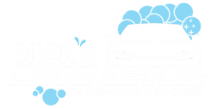 Nick's Auto Detail Logo White