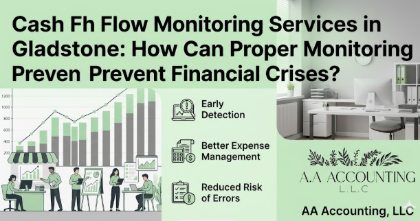 Cash flow monitoring services in Gladstone MO by AA Accounting LLC