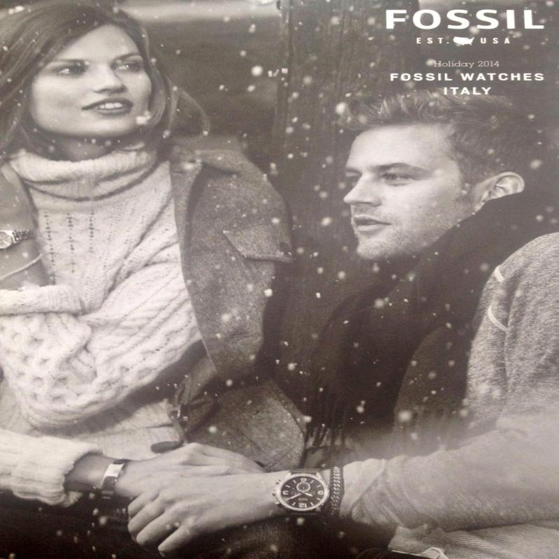 pubblicità fossil