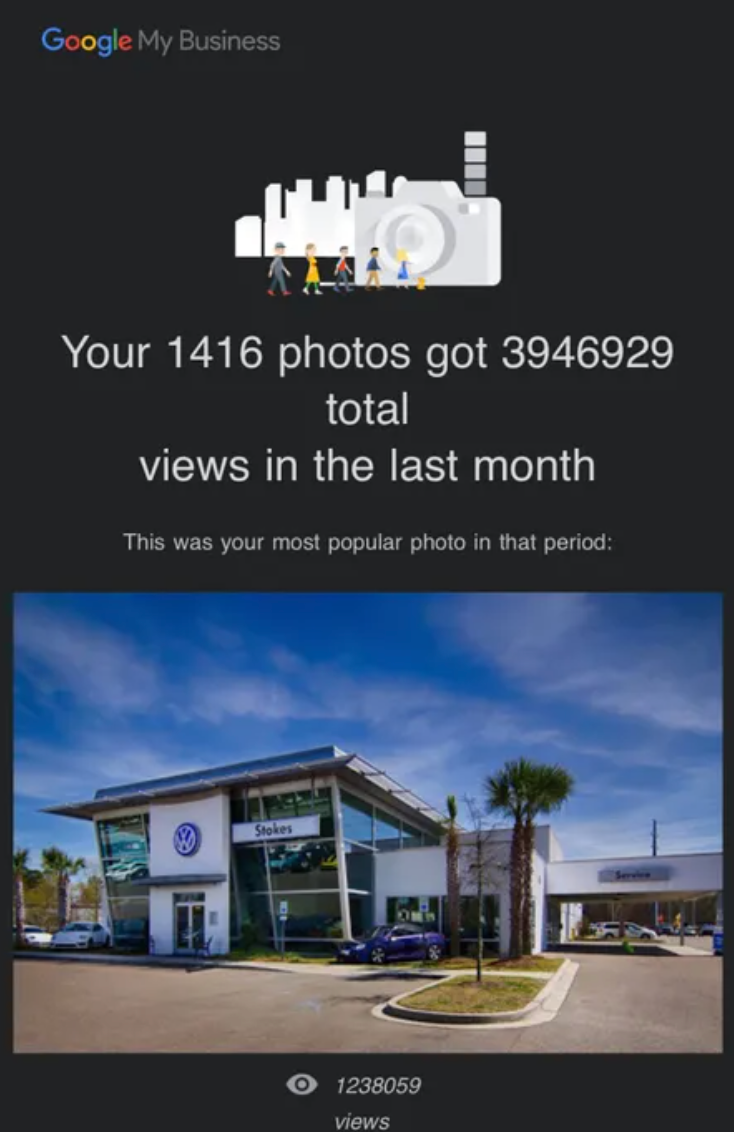 A google my business page with a picture of a building