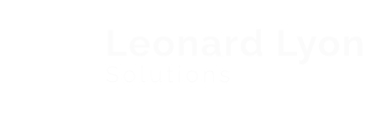 A white background with the word leonard lyon written on it.