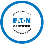 A logo for an eaton certified contractor