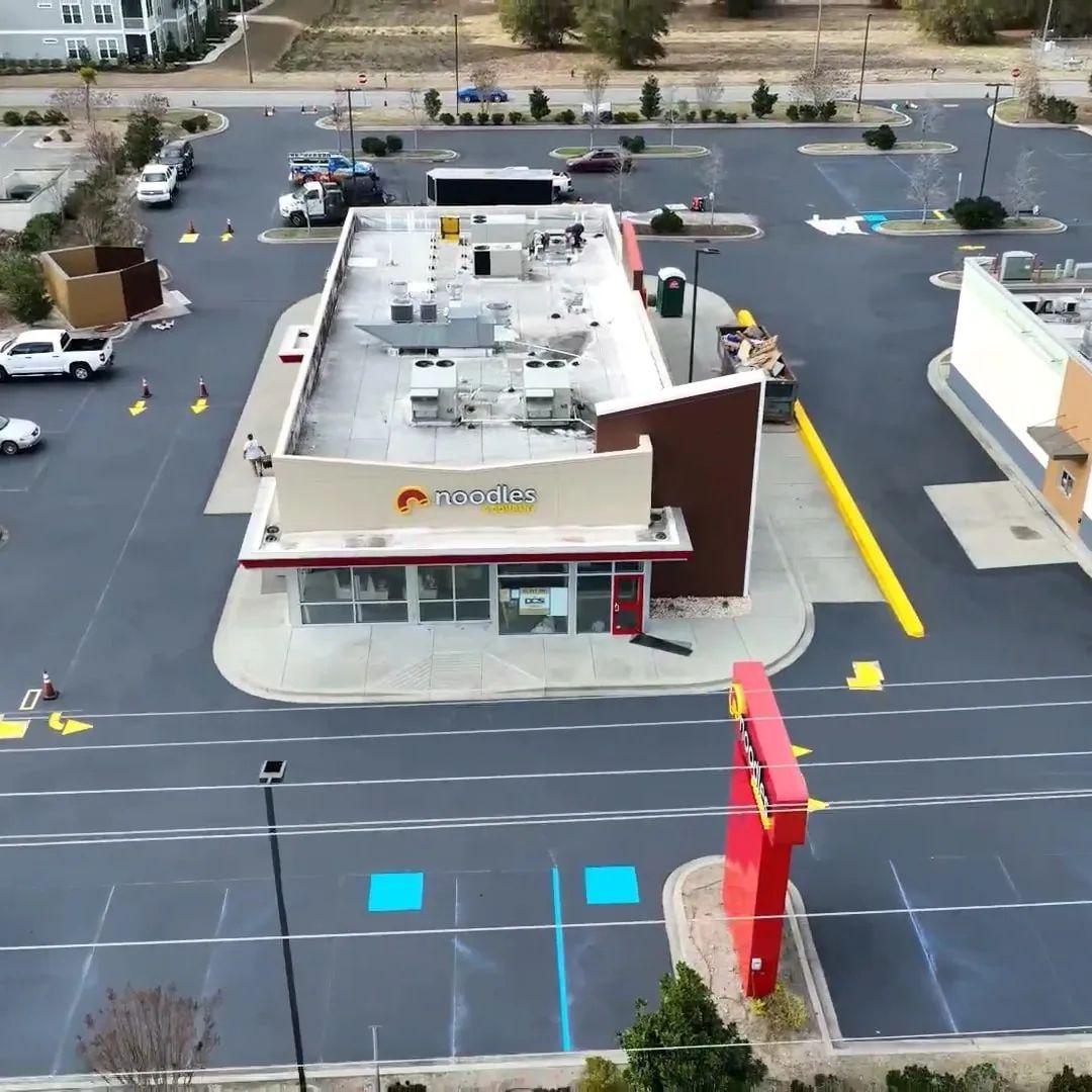 parking lot paving and line striping
