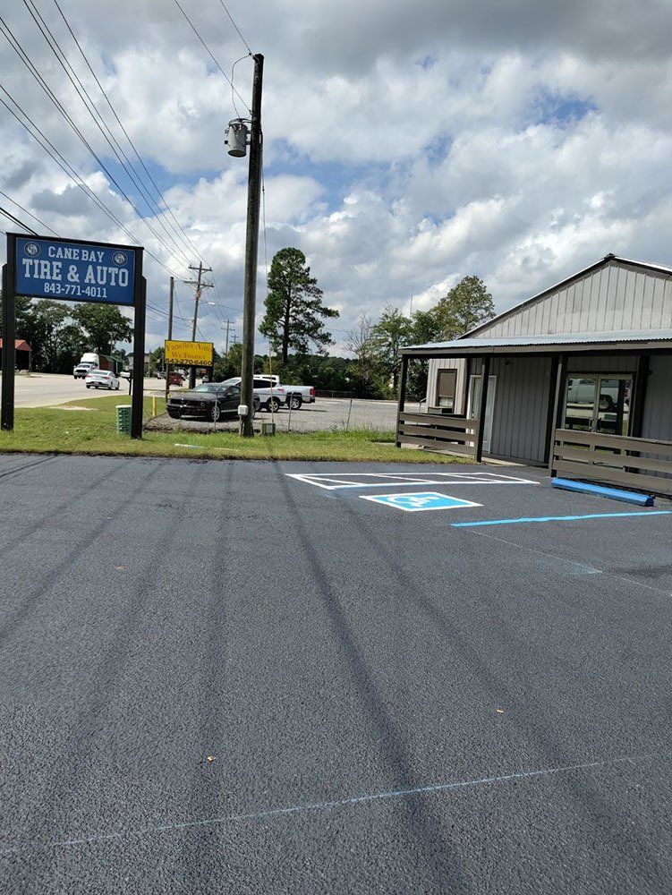 parking lot paving and line striping