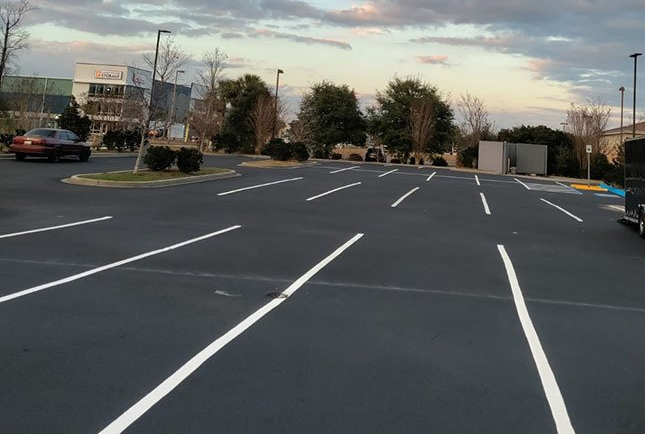 charleston parking lot paving