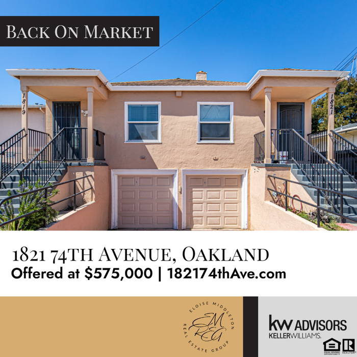 An ad for a listing in oakland that has just listed