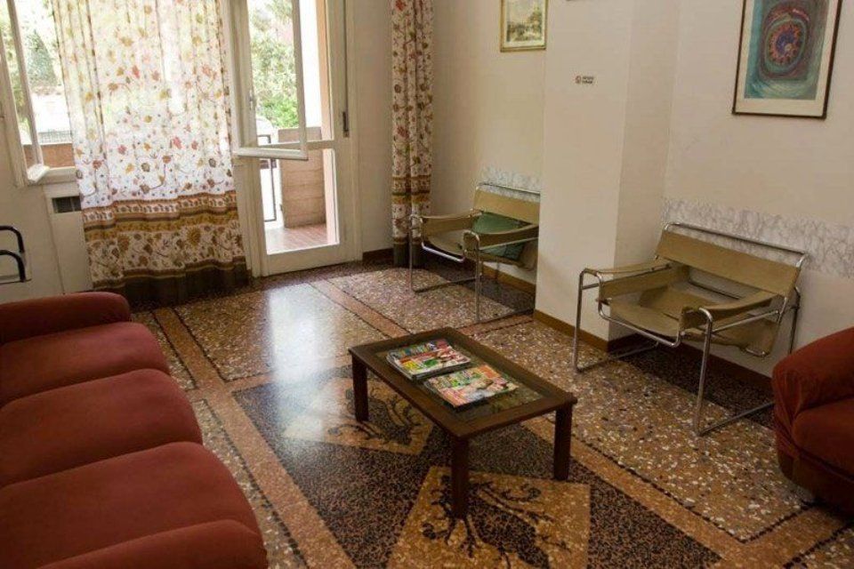 Sala d'attesa dello studio Orsini
