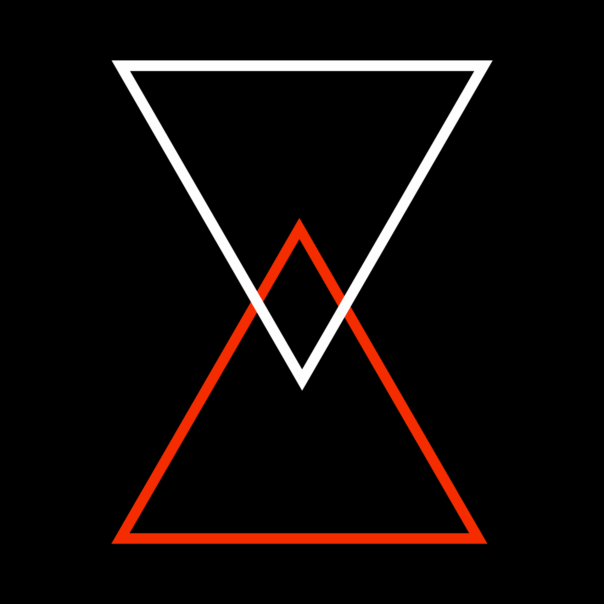 Een zwart-wit tekening van een vogel met zijn vleugels uitgespreid in een cirkel.