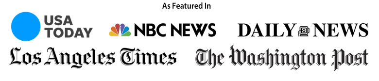 As featured in USA Today, NBC News, Daily News, Los Angeles Times, and the Washington Post
