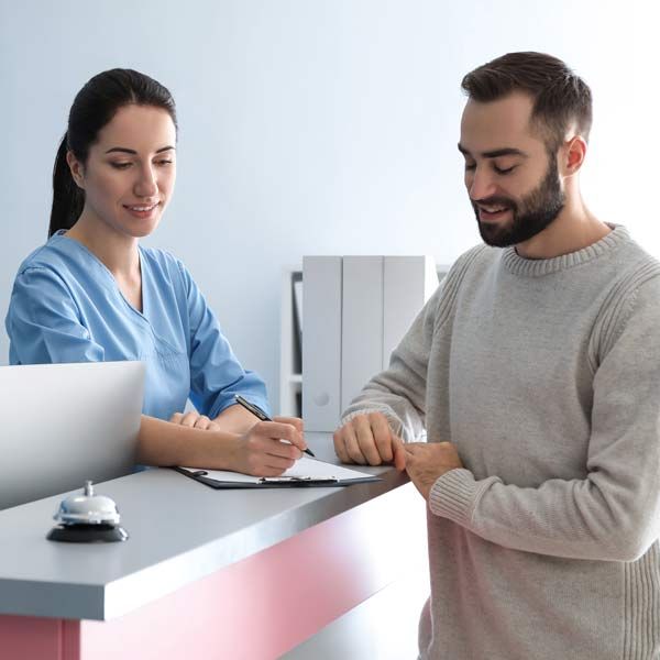 New patient contacting Victory Medical Institute for an Orthobiologics Treatment Consultation
