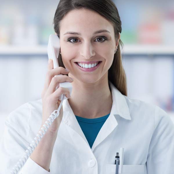 Medical Receptionist on the phone with a patient who contacted Victory Medical Institute, NJ, today for a Personalized Weight Loss Medical Consultation