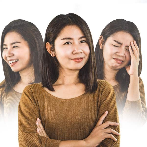 A womn with mood swings fro PDMM
