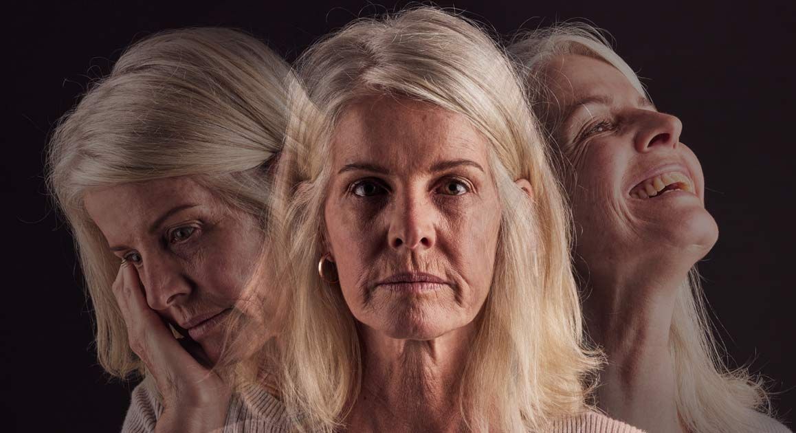 Severe mood swings, irritability, anxiety, and depression are all symptoms of PDMM Woman with mood swings and anxiety, all symptoms of a need for PMDD Treatments NJ and NYC