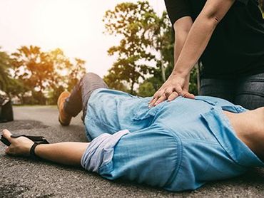 Emergency CPR on a Man