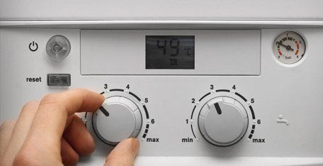 boiler heat adjusting knob