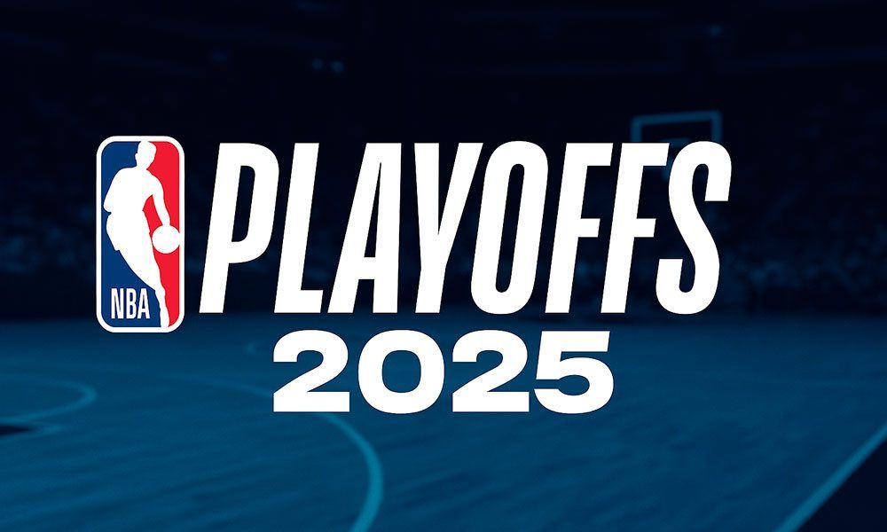 A poster for the nba playoffs in 2025