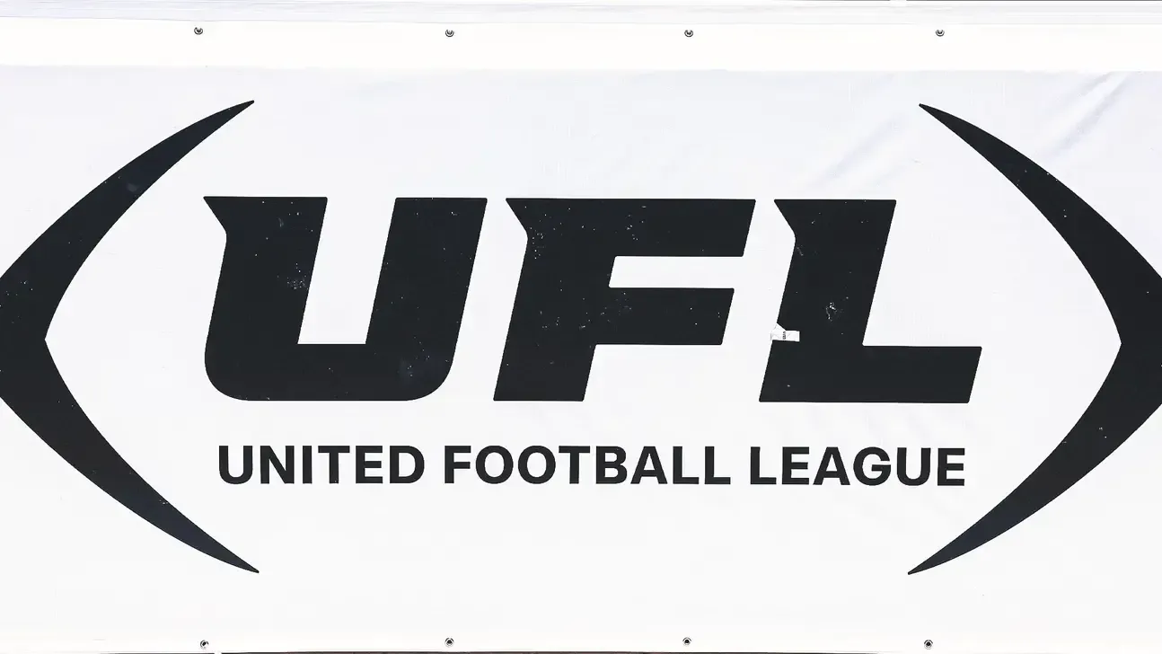 A united football league logo on a white background